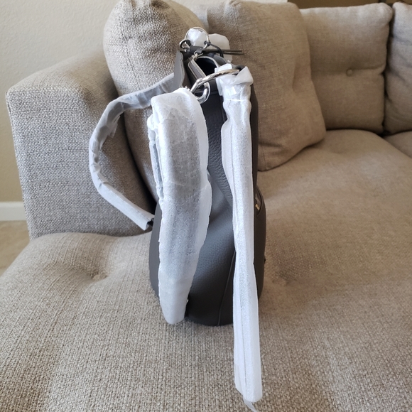 AllSaints Fetch Mink Grey Backpack NEW - Picture 5 of 16